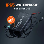 IP65 waterproof feature of LiTime 16v LiFePO4 battery charger