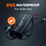 IP65 waterproof feature of LiTime 16v LiFePO4 battery charger