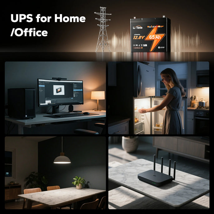 UPS for home/ office of litime 12v 65ah lithium battery