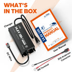 what's in the box of LiTime 12V 10A lithium battery charger