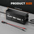 the size of LiTime 12V 10A battery charger