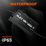 IP67 rated waterproof charger for RV, trolling motor, off-grid