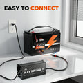 12v 10a battery charger for easy connection