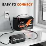 12v 10a battery charger for easy connection