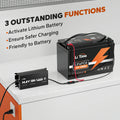lithium battery charger with activation function