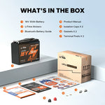  inside of the package of litime 16v 30ah fish finder battery