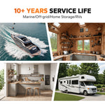 applications of litime 24v 230ah lifepo4 lithium battery - marine, off grid, home storage and rvs