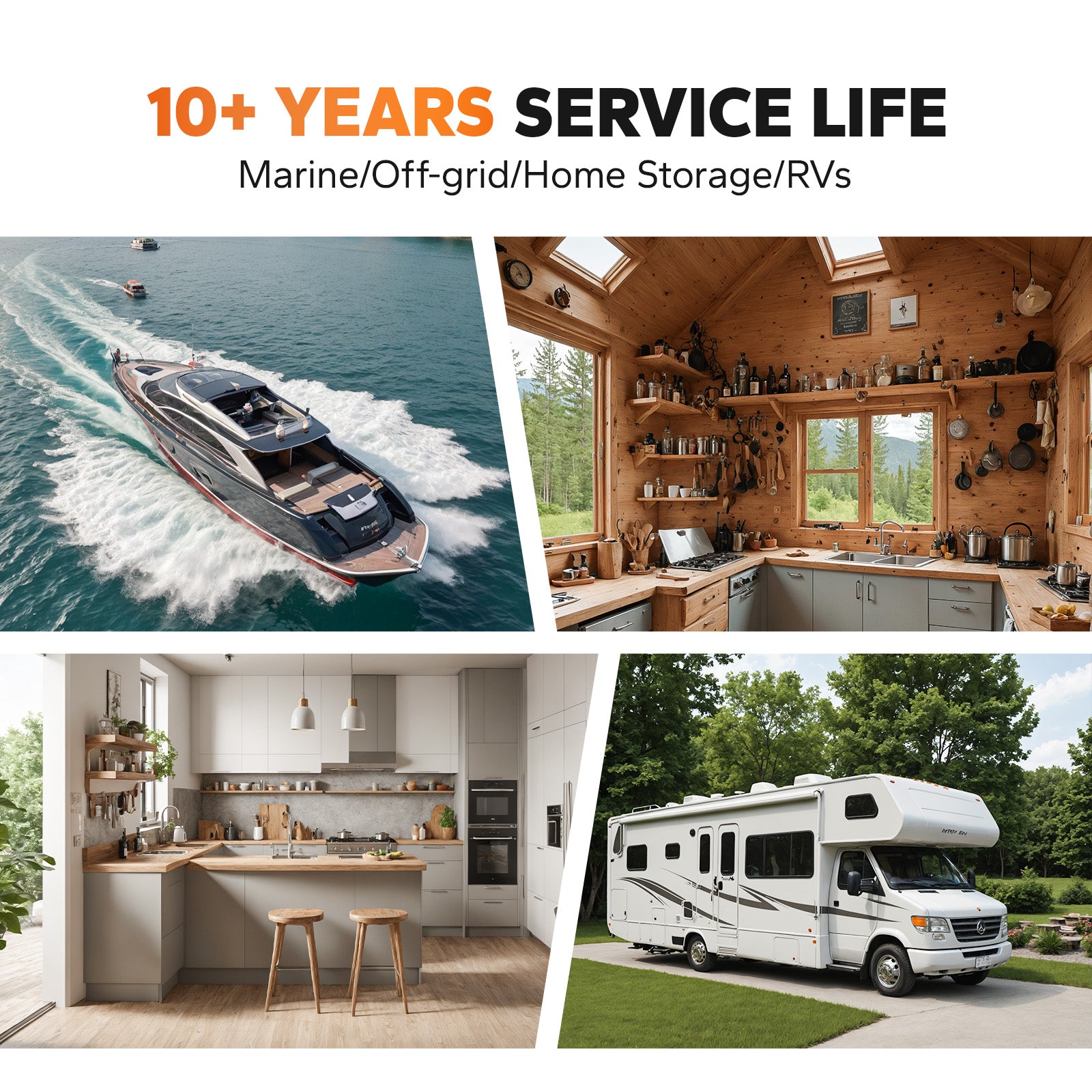 applications of litime 24v 230ah lifepo4 lithium battery - marine, off grid, home storage and rvs
