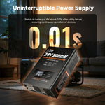 LiTime 24v solar inverter charger with uninterruptible power supply