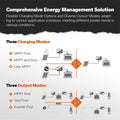 the charging mode and output mode of LiTime 24v 3000w pure sine wave solar inverter charger
