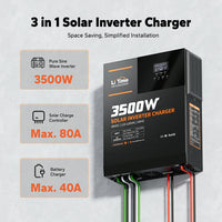 【Pre-order】LiTime 48V 3500 Watt Pure Sine Wave All in One Solar Inverter Charger for Home