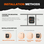 installation methods of litime mppt 60a solar charge controller