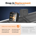 LiTime 48V GC2 LiFePO4 golf cart battery replaces 6V/8V lead acid, 4000-15000 cycles with low maintenance and advanced BMS