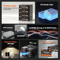 features of LiTime 48v 100ah LiFePO4 server rack battery