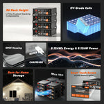 features of LiTime 48v 100ah LiFePO4 server rack battery