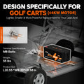 dimension information of litime 48 volt lithium golf cart batteries