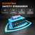 elevating safety standards of LiTime 51.2v 100ah lifepo4 lithium golf cart battery