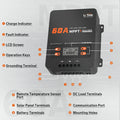 part information of litime 60A solar mppt charge controller