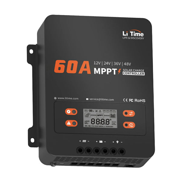 LiTime 60A MPPTチャージコントローラー 12V/24V/36V/48V LiTime 60A MPPTチャージコントローラー 12V/24V/36V/48V
