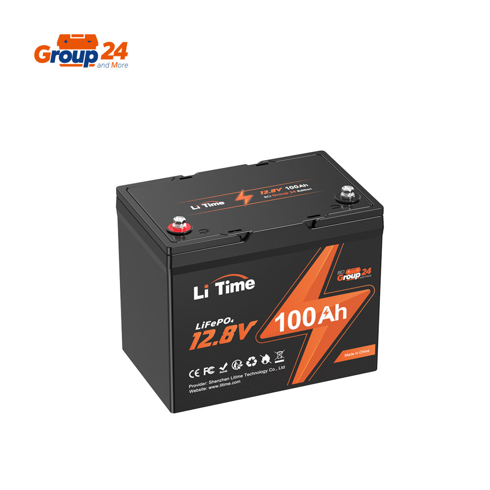 ✅Like New✅LiTime 12V 100Ah Group 24 LiFePO4 Lithium Battery