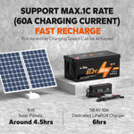 charging time of litime 48v 60ah lithium golf cart battery, solar panel and lifepo4 charger