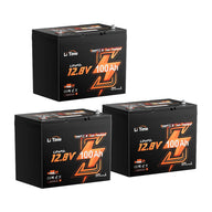 3 packs of 12v 100ah group 24 marine starting battery