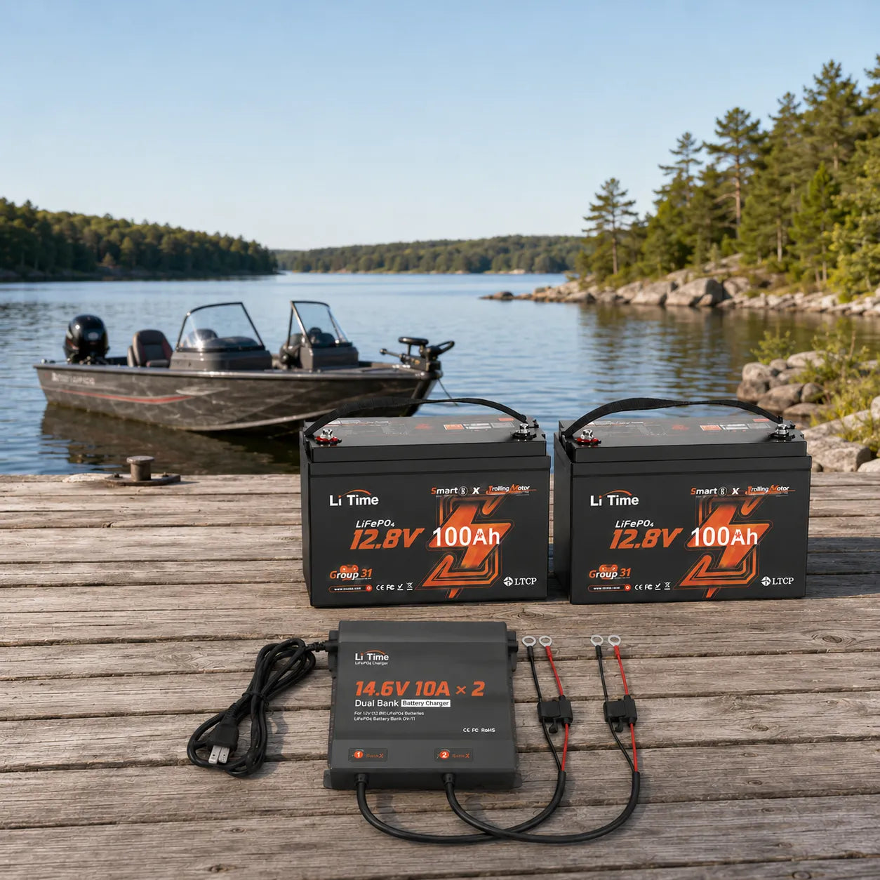 24V & 36V LiFePO4 Trolling Motor Battery Upgrade Kits