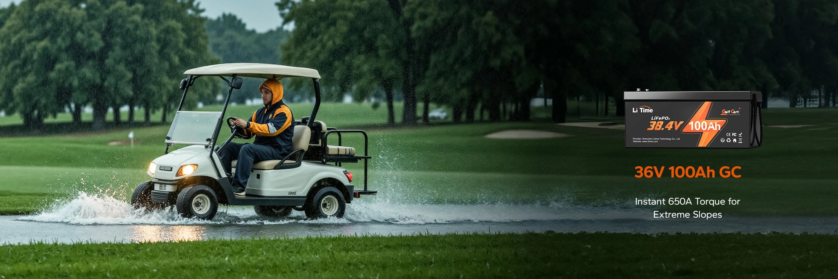litime lithium batteries for golf carts best seller - 36v 100ah lifepo4 battery for golf cart