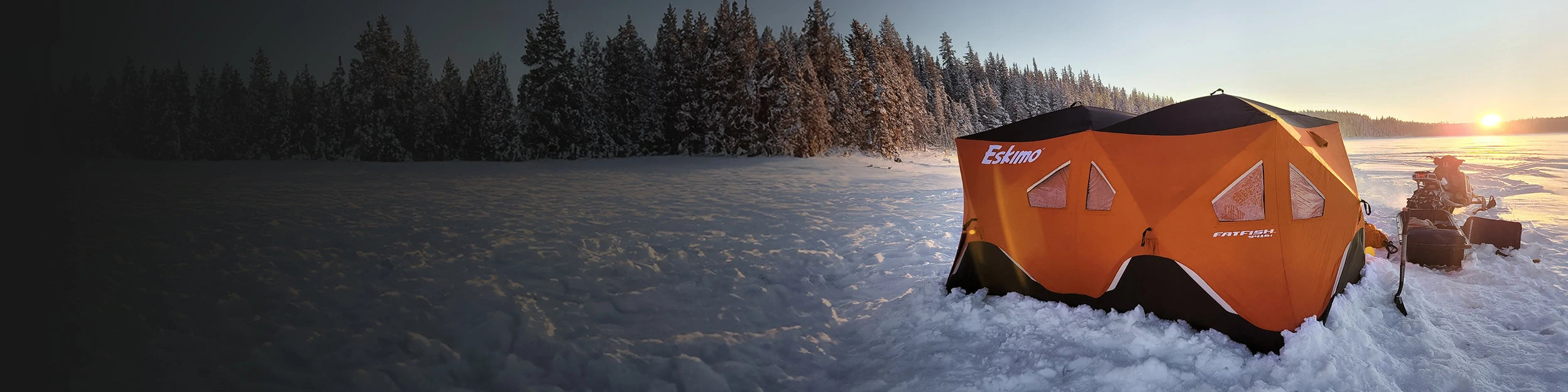 ice fishing with litime low temp lithium battery