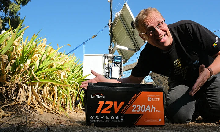 LiTime 230Ah battery review: powerful off-grid solution Easy setup with solar