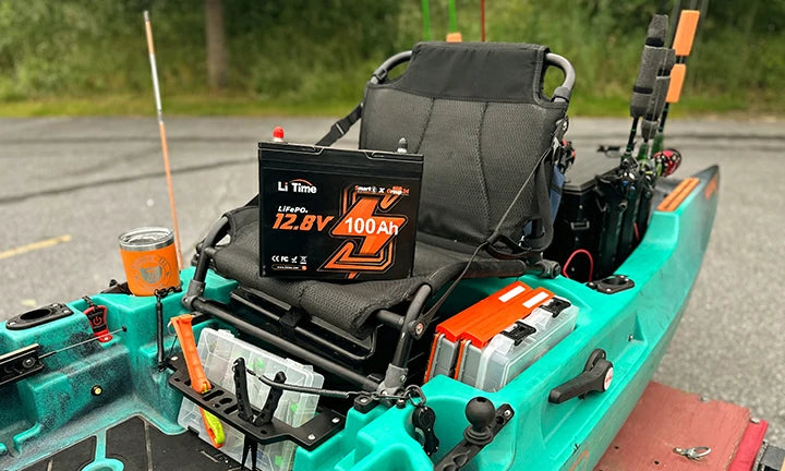 LiTime customer reviews of 12v 100ah group 24 lithium battery on a boat