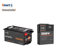 litime solar battery kit | 48V 150Ah  Lithium Battery + 3500w Inverter Charger