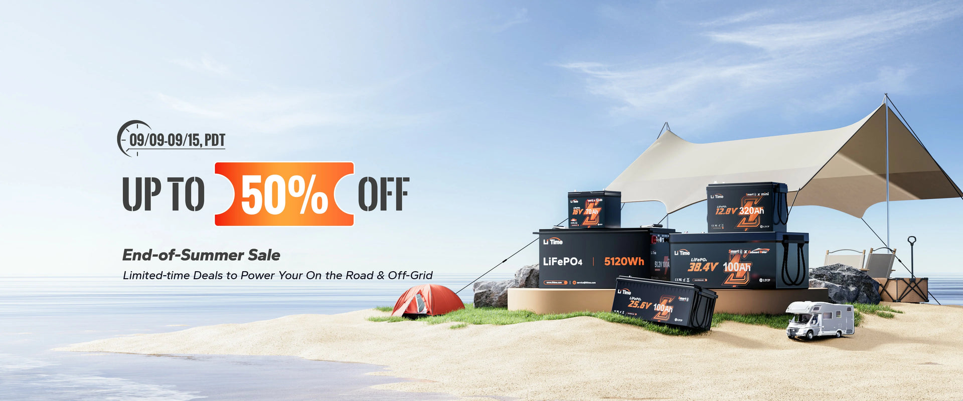 banner of end-of-summer sale