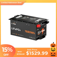 LiTime 48V (51.2V) 150Ah Lithium Golf Cart and UTV Battery ｜300A High Power