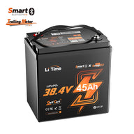 LiTime 36V 45Ah Bluetooth lithium trolling motor battery for marine use
