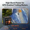 Strong steady thrust for 36V LiFePO4 trolling motor battery in demanding conditions