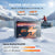 fast self-heating function of litime 16v 100ah lithium battery for marine fish finder