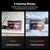 2 heating modes of litime 16v 100ah fish finder lifepo4 battery for optimal temperature and enhanced battery performance