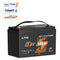 the surface of litime 12v 140ah marine dual purpose lithium battery