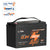 the surface of litime 12v 140ah marine dual purpose lithium battery