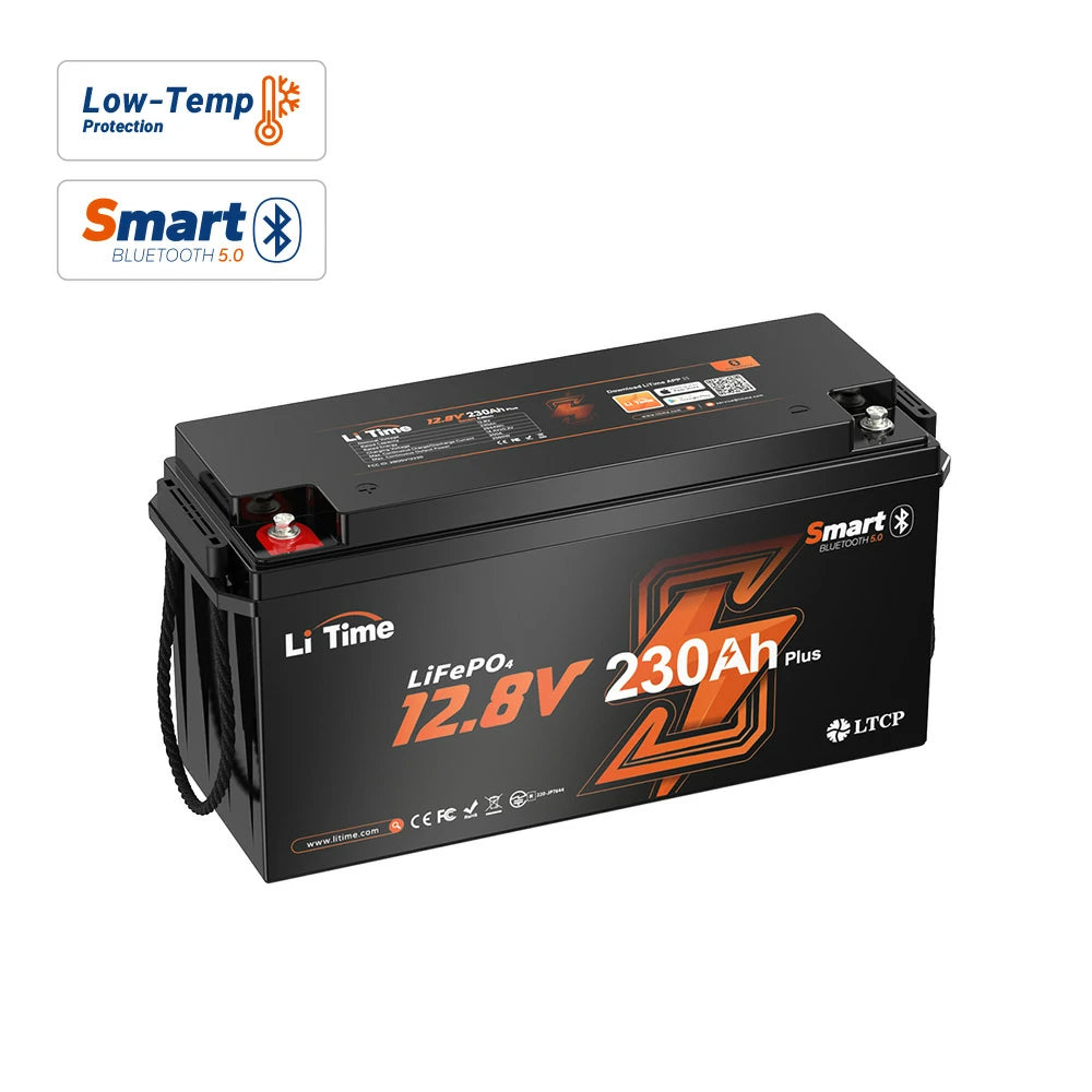 LiTime 12V 230Ah Plus リン酸鉄リチウムイオンバッテリー LiTime 12V 230Ah Bluetooth Lithium RV Battery | High Capacity