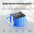 litime 12v 50ah lithium battery with BMS protects against overcharging, discharging, current, and heat