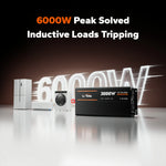 6000w peak solved inductive loads tripping of litime 3000w inverter