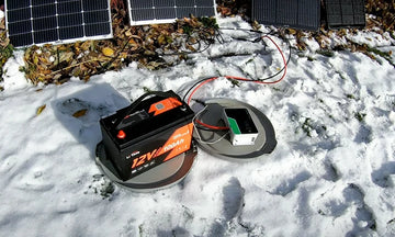 litime customer feedback of cold weather batteries with charging 12v 100ah self heating battery in snow with solar panel