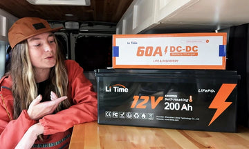 litime customer review with 12v 200ah self heating  battery & 60a dc-dc charger