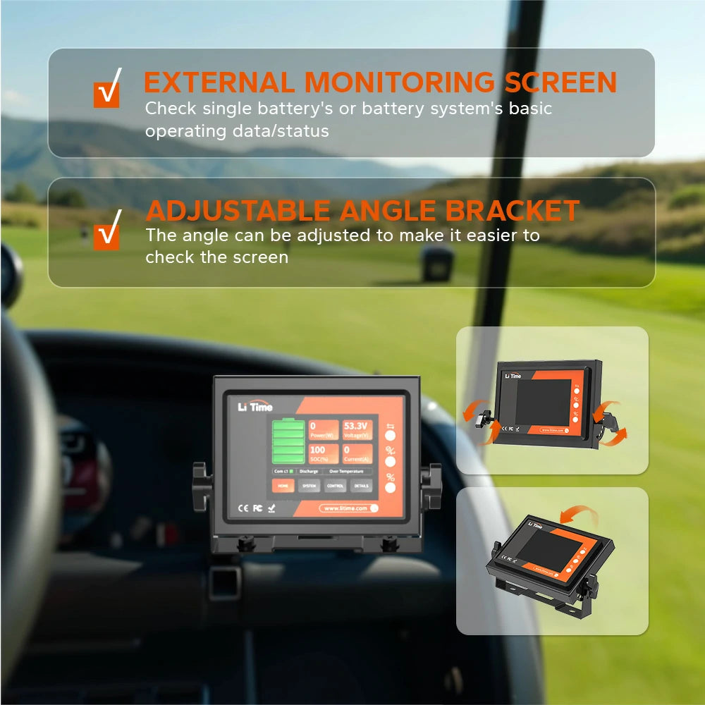 adjustable monitoring screen of litime RS485 display