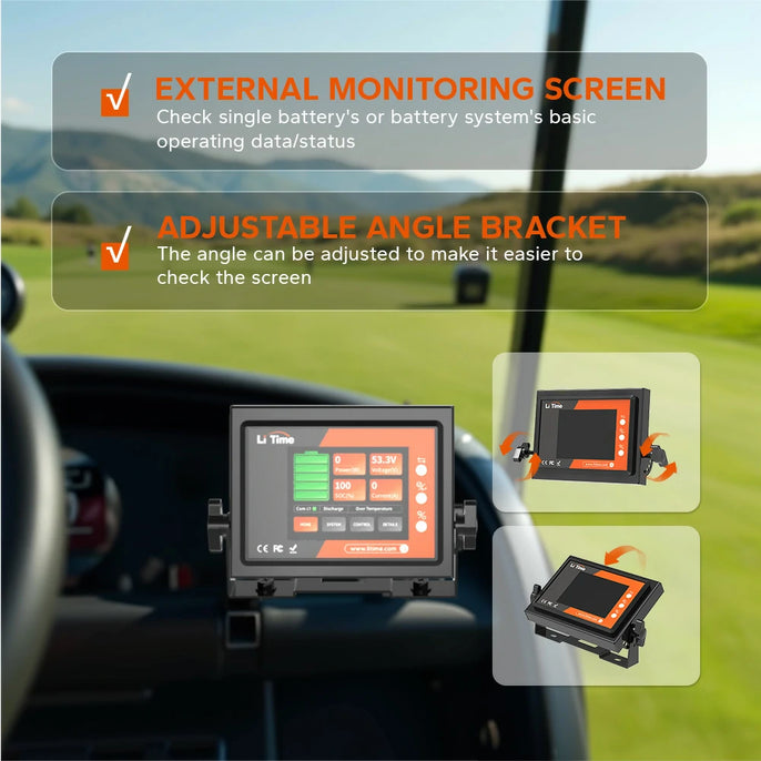 adjustable monitoring screen of litime RS485 display