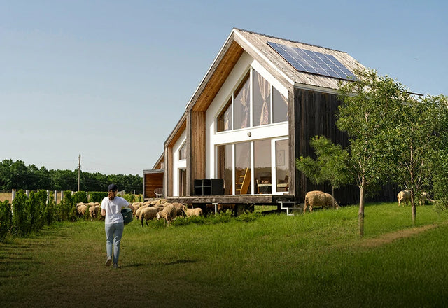 power off grid farm with litime lifepo4 litium deep cycle battery