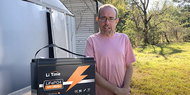 commitment to disability assistance: providing a Li Time 12V 100Ah battery for essential, reliable power
