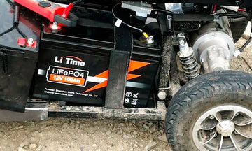 litime wheelchair battery customer feedack with 12v 100ah installed